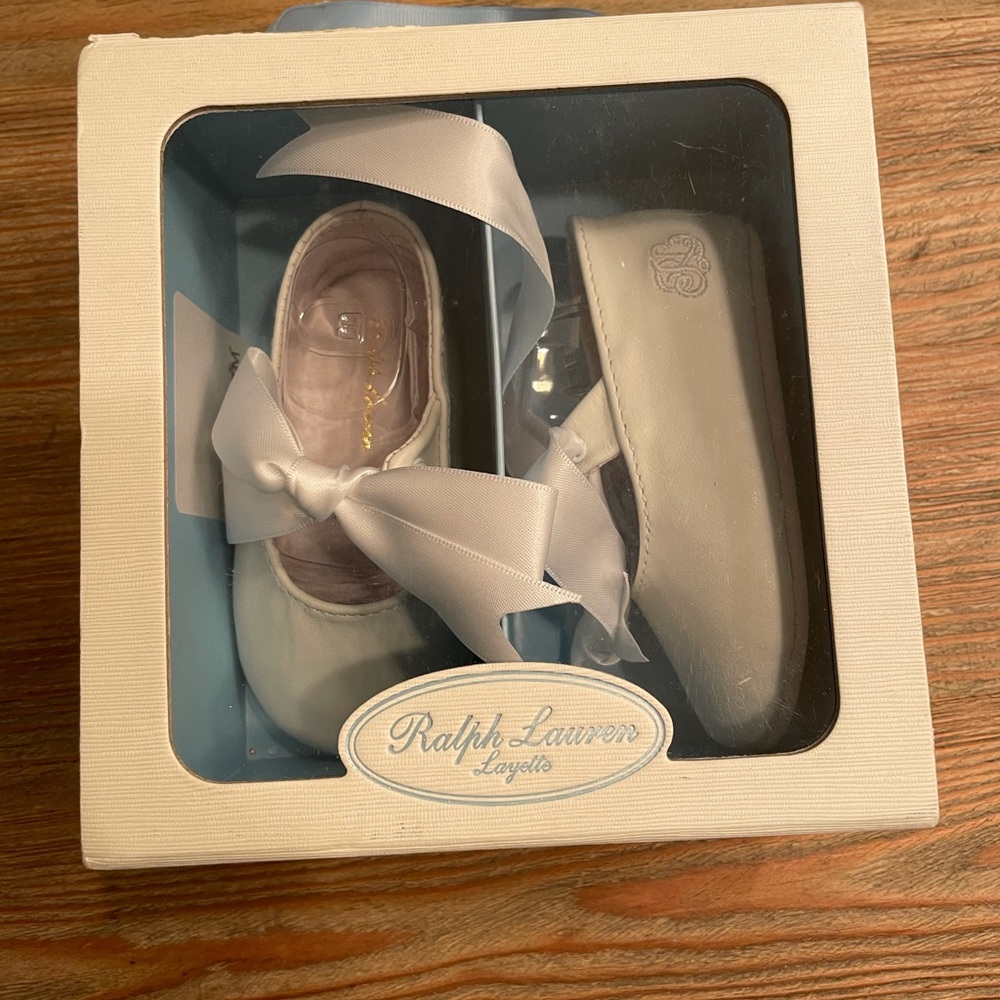 Ralph Lauren baby dedication shoes - Briley